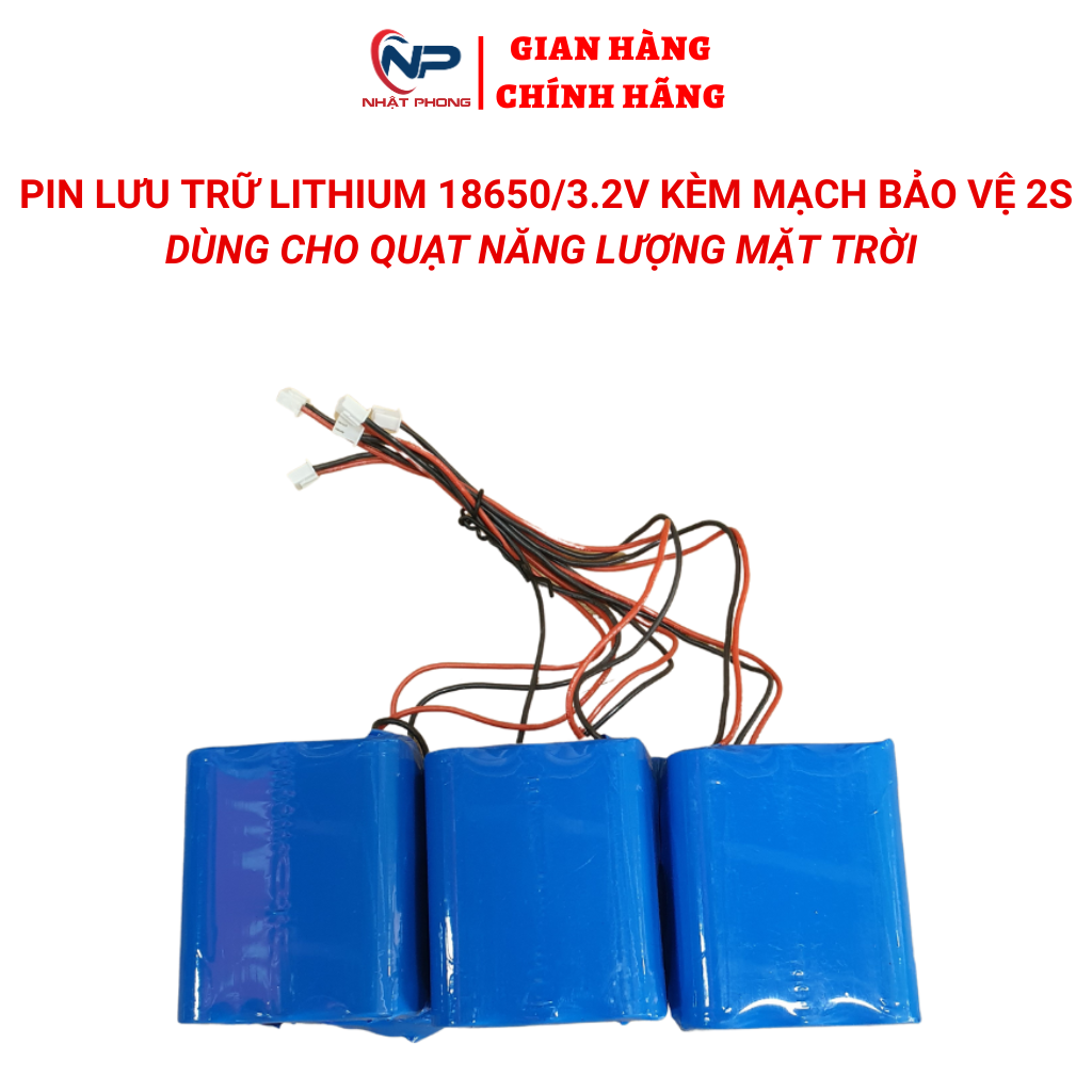 Pin Lithium 18650 pin lưu trữ dùng quạt năng lượng mặt trời pin có 2 phân loại 6CELL 11.1v và 1 cel