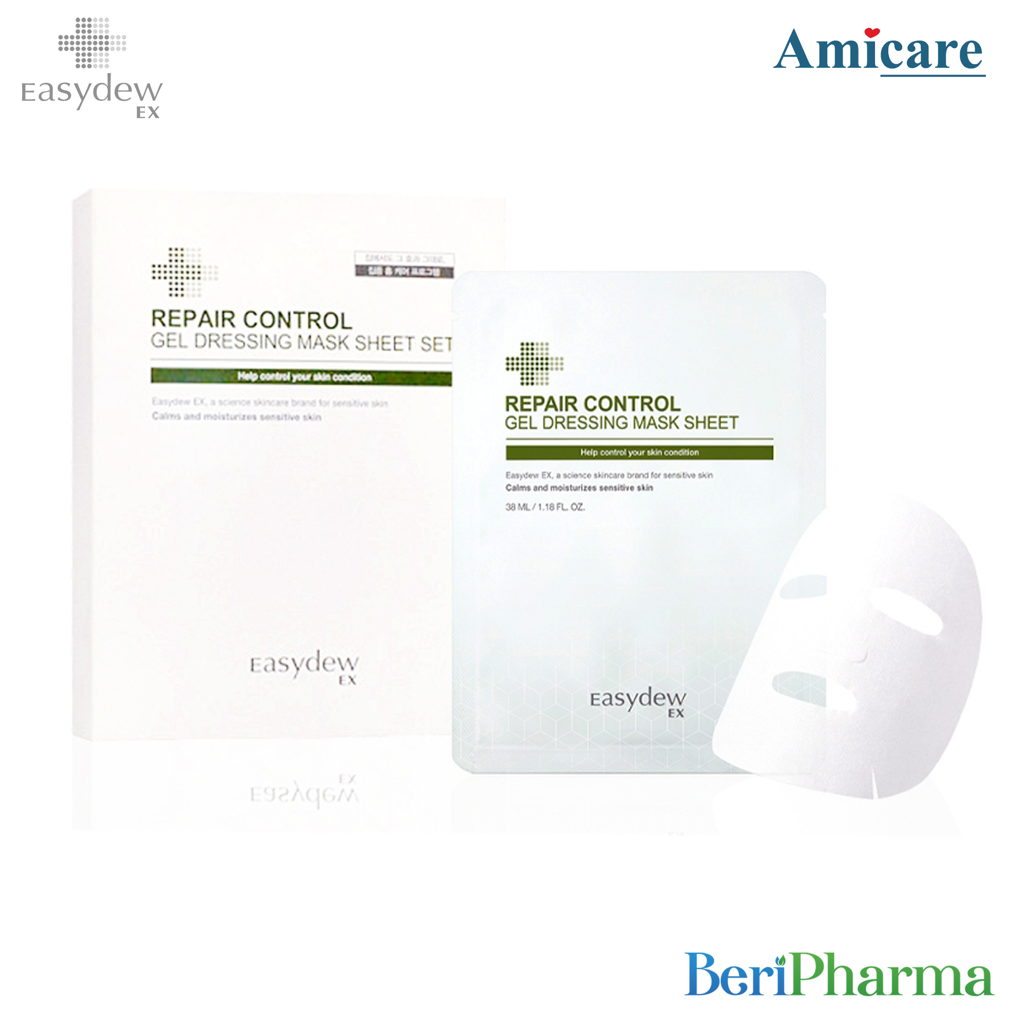 [HCM]Easydew Ex Mặt Nạ Cấp Ẩm  Repair Control Gel Dressing Mask Sheet