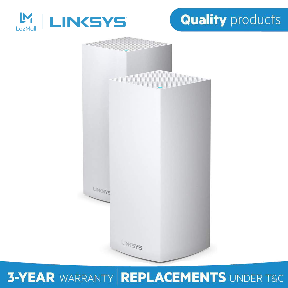 Bộ Phát WiFi 6 AX4200 LINKSYS Velop MX8400 Công nghệ Mesh WiFi thông minh Chịu tải 40+ thiết bị truy