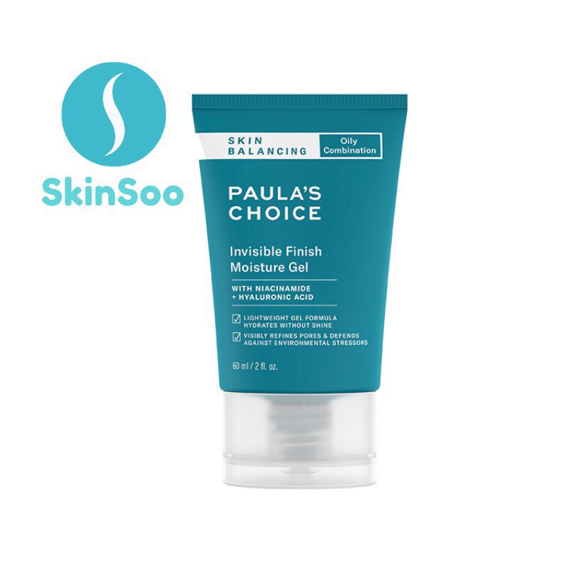 [Hcm]Paula’s Choice Skin Balancing Invisible Finish Moisture Gel - - Gel Dưỡng Ẩm Cho Da Siêu Dầu 60Ml