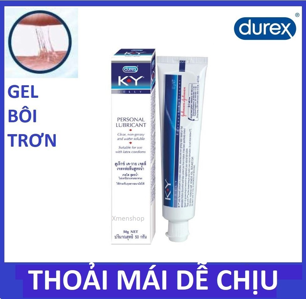 [Hcm]Gel Bôi Trơn Durex Ky 50Ml - Thoải Mái Dễ Chịu