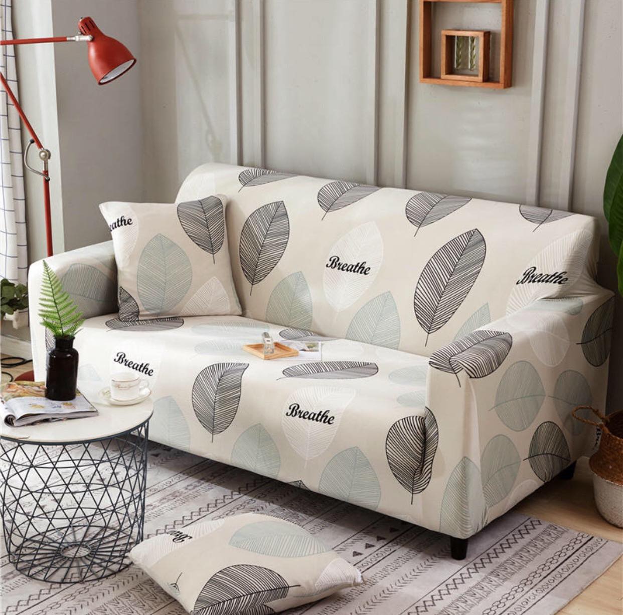 Drap bọc ghế sofa tại nhà xinh xắn