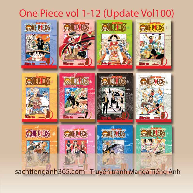 Truyện Manga - One Piece - 100 tập - Tiếng Anh