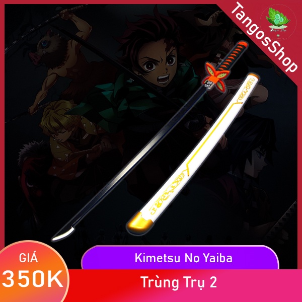 [ TẶNG QUÀ + FREESHIP ] Mô hình Kiếm Gỗ Kimetsu No Yaiba Viêm Trụ - Rengoku - Kiếm Thanh Gươm Diệt Q