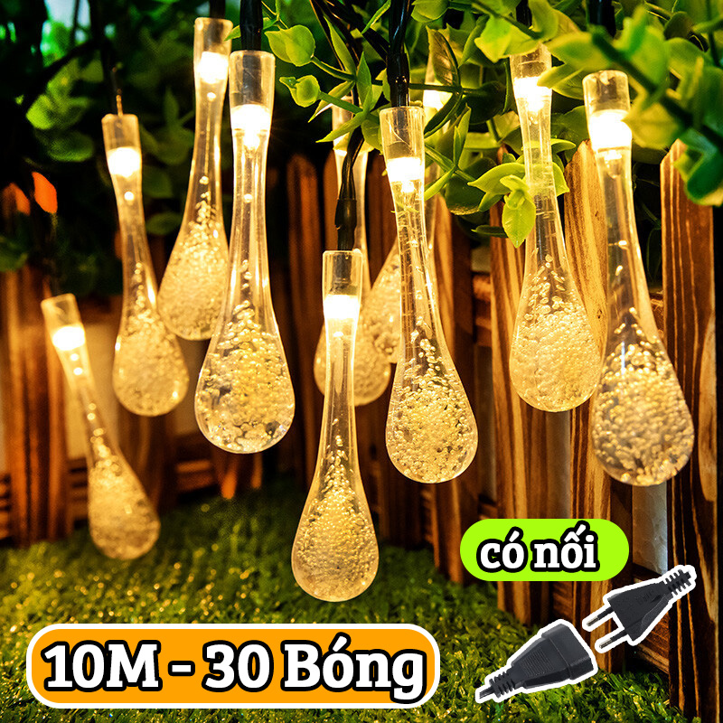 Dây đèn Led nháy bi bọt 10M-40M trang trí tết trang trí đào quất đèn nháy trang trí noel giáng sinh đèn nháy trang trí trong nhà ngày tết siêu đẹp cao cấp giá rẻ