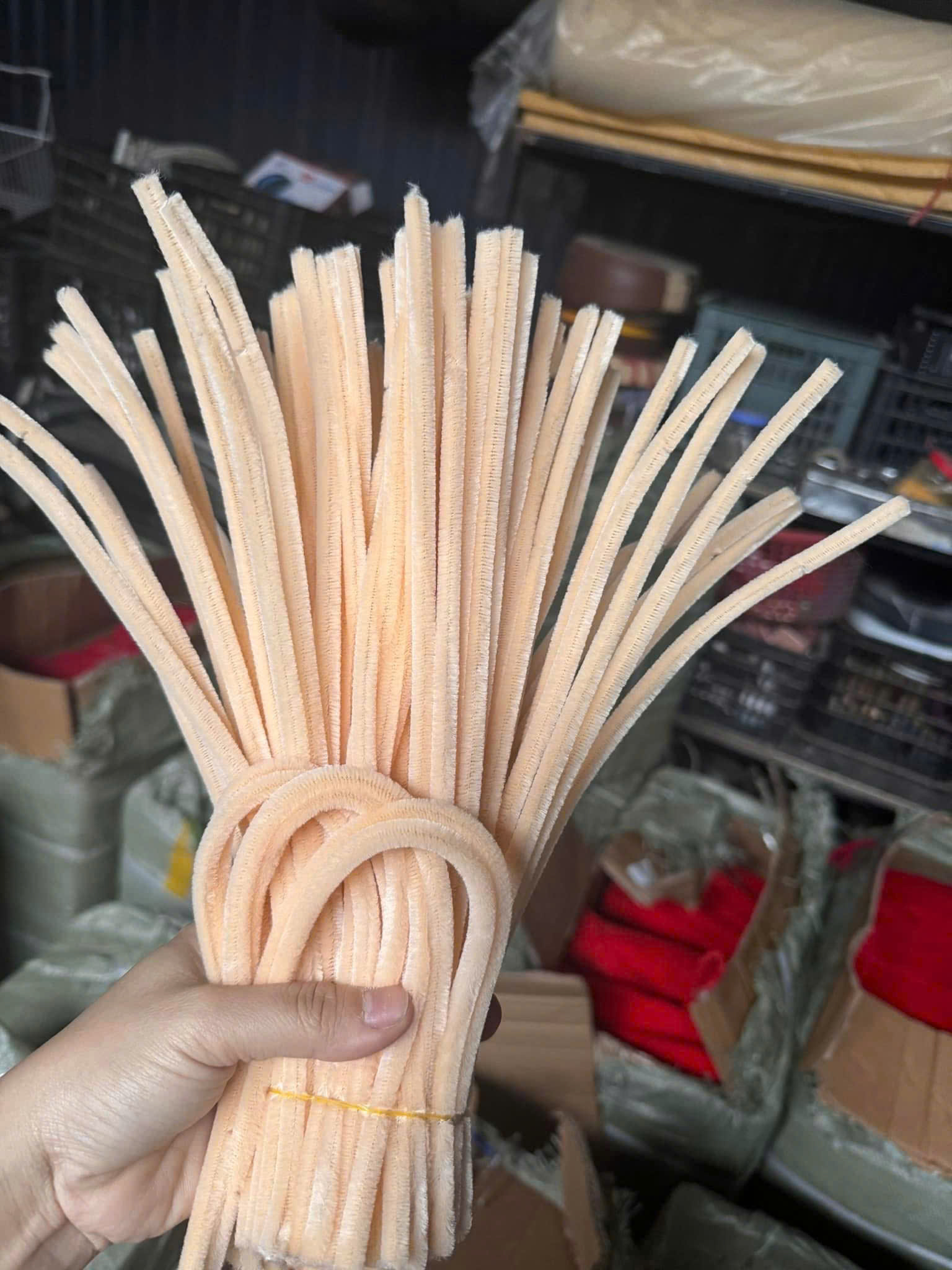 [Bảng màu mới] 15-30 sợi Kẽm nhung loại 1 7-8mm dày mịn nhiều màu sắc đa ứng dụng làm hoa handmade diy