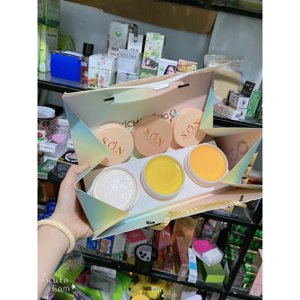 Combo 3 Hộp Kem Kích Trắng Body Tam Sắc S2 SON Chính Hãng 100% Siêu Trắng Da