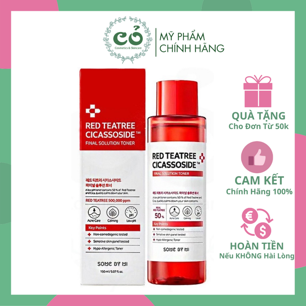 Nước Hoa Hồng Some By Mi Red Teatree Cicassoside Final Solution Toner Chất Lượng Sản Phẩm Đảm Bảo Và Cam Kết Hàng Đúng Như Mô Tả