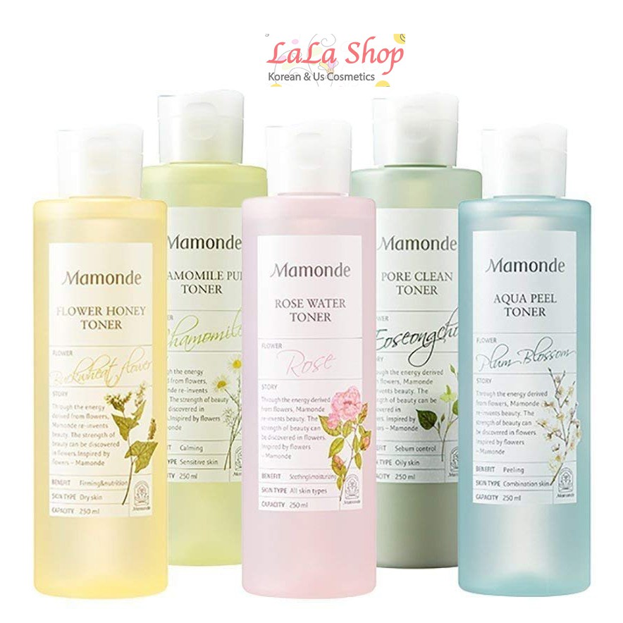 Nước Cân Bằng Dưỡng Ẩm Làm Sạch Da Mamonde Toners