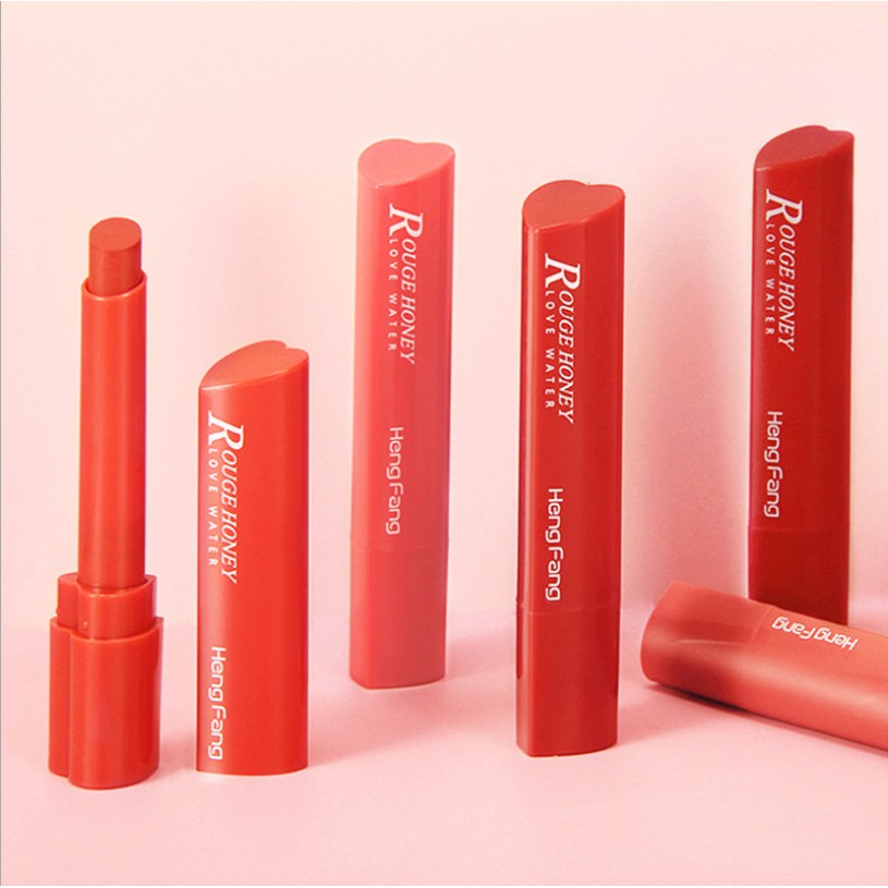 🌼 Son Lì Tim Rouge Honey Love Waiter 9108 Hengfang Nội Địa Sỉ Rẻ Lâu Trôi Chuẩn Màu Mềm Mịn Matte Lipstick Makeup