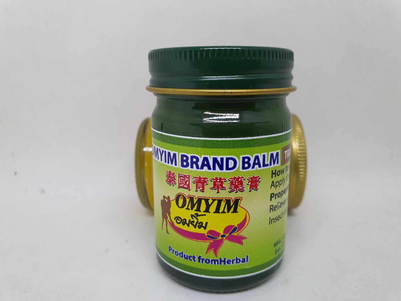 [Hcm]Dầu Cù Là Omyim Brand Balm Chính Hãng Màu Xanh Thái Lan 50 Gam