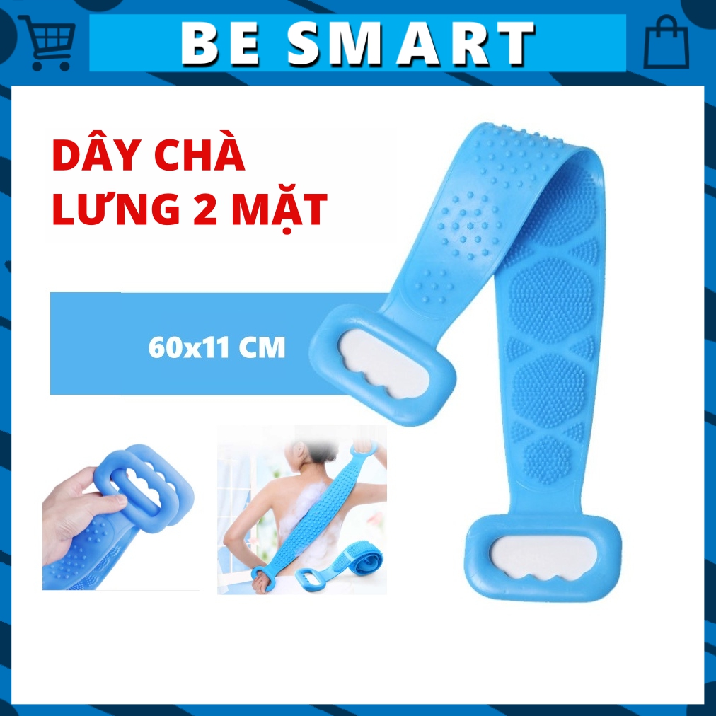 Dây Tắm Chà Lưng Silicone 2 Mặt