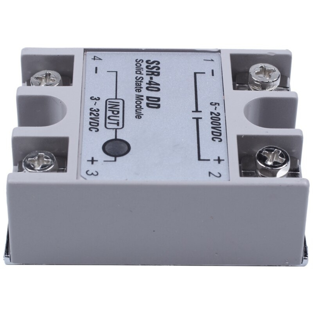 Rơ le bán dẫn SSR-40DD SSR-75DD SSR-100DD Solid state relay SSR điện áp vào 3-32VDC điện áp ra 12-22