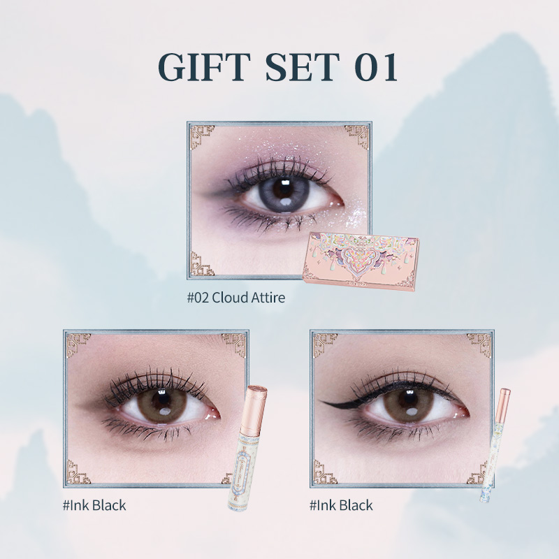 Flower Knows Butterfly Cloud Collar Collection Eye Makeup Set eyeshadow Eyeshadow eyeliner mascara