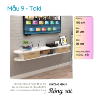 Kệ tivi treo tường phong cách hiện đại thương hiệu SMLIFE (nhiều mẫu có thể đổi size và màu sắc)