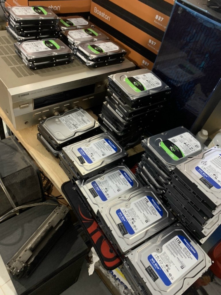 Ổ cứng 1TB 2TB 3TB 4TB 6TB 500GB 250GB chuyên lưu trữ dữ liệu camera HDD PC 6T 4T 3T 2T 1T 500G 2.5"