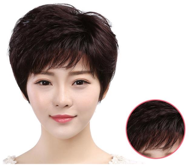 [Hcm]Tóc Trung Niên Siêu Da Wina Tgt - 010 Làm Bằng Tóc