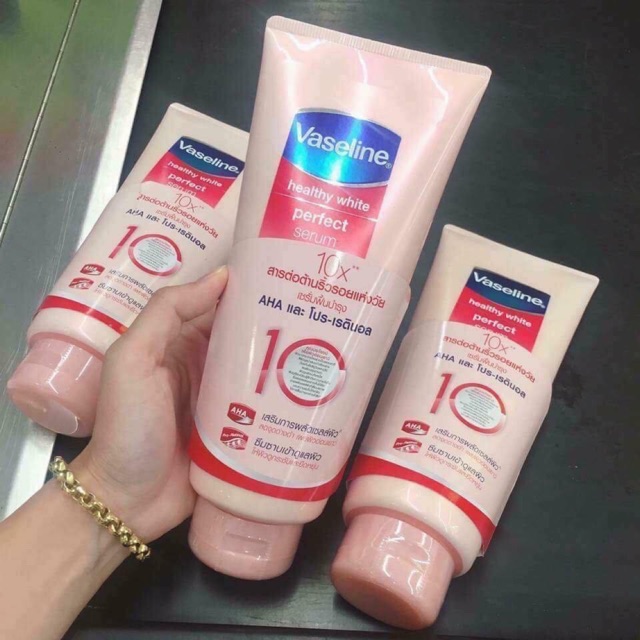 Kem Dưỡng Trắng Da Toàn Thân Vaseline 10X Thái Lan