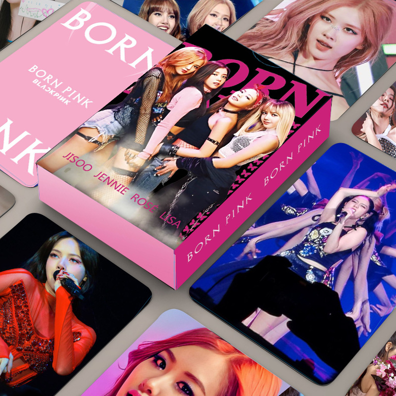 Thẻ Lomo card BlackPink bo góc BORN PINK World Tour Album Thần Tượng Kpop - BP Áo Lưới