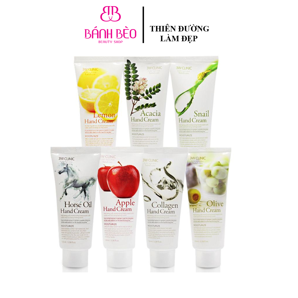 Kem Dưỡng Da Tay 3W Clinic Hand Cream