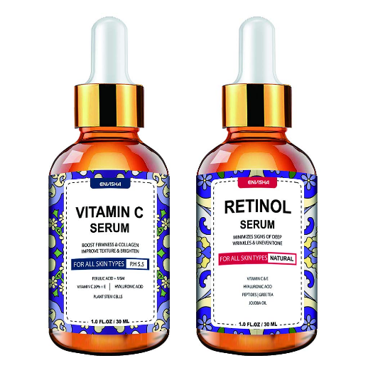 [Hcm]Serum Trắng Da Và Chống Lão Hóa Vitamin C Và Retinol Envisha