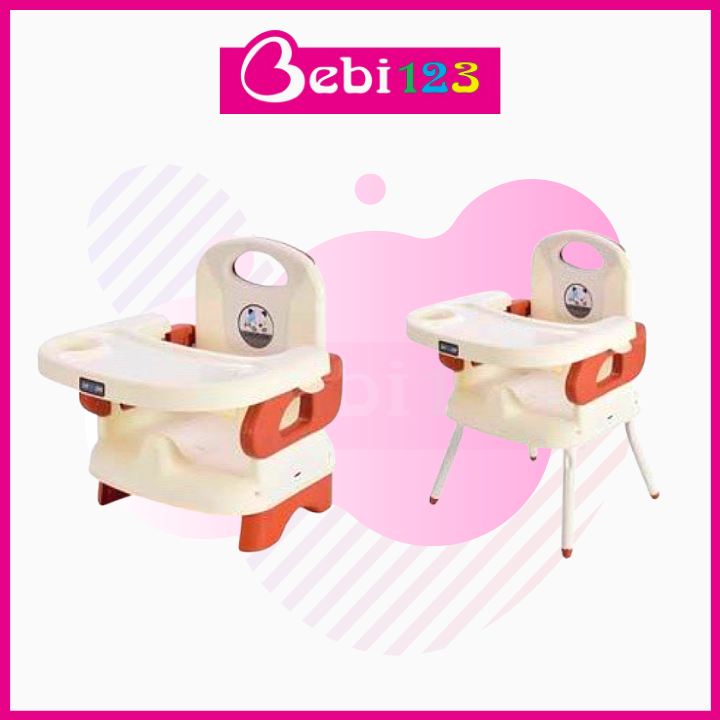 Ghế ăn dặm gấu trúc Shouda 3 chức năng thiết kế chắc chắn cho bé yêu