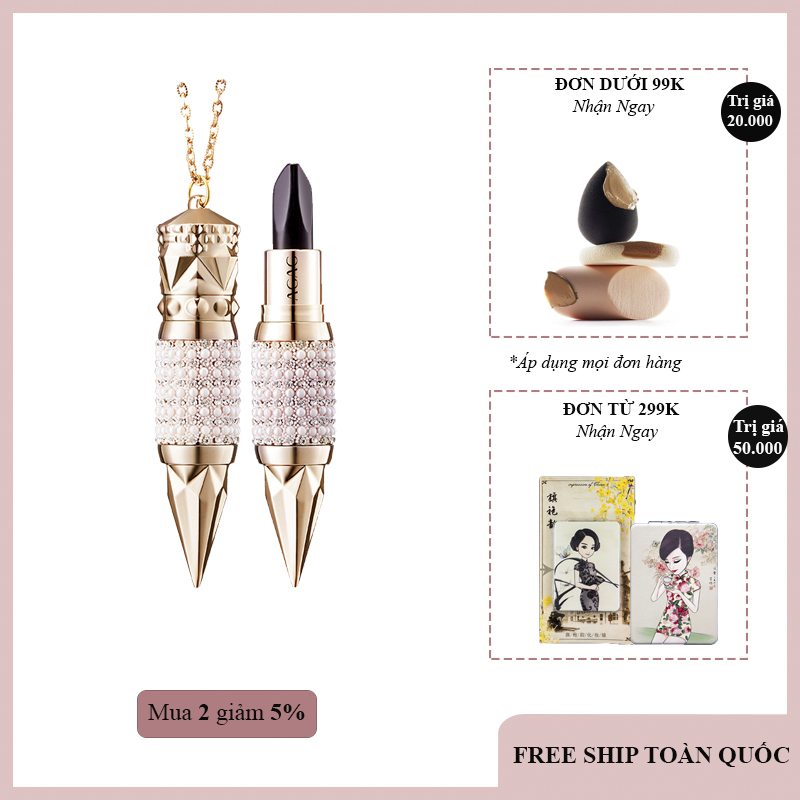 Son Nữ Hoàng Ag&Ag 3 In 1 Son Môi Thời Trang Cao Cấp Giữ Màu Lâu Trôi 1 Cây Có 3 Màu(Tặng 1 Mặt Nạ Cao Cấp Yumi Khi Mua Son)