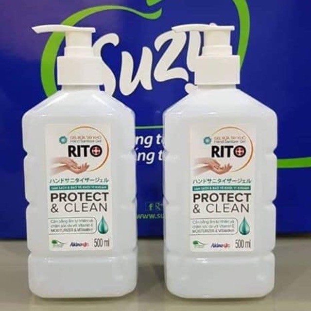 Gel Rửa Tay Khô Rito Chất Lượng Nhật Bản 500Ml