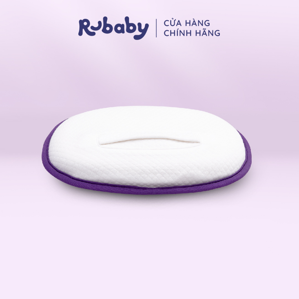 Gối Chống Bẹp Đầu Rubaby | Định Hình Đầu Cho Trẻ Sơ Sinh | Chất Liệu Foam Mềm Mại Thoáng Khí | An Toàn Cho Da