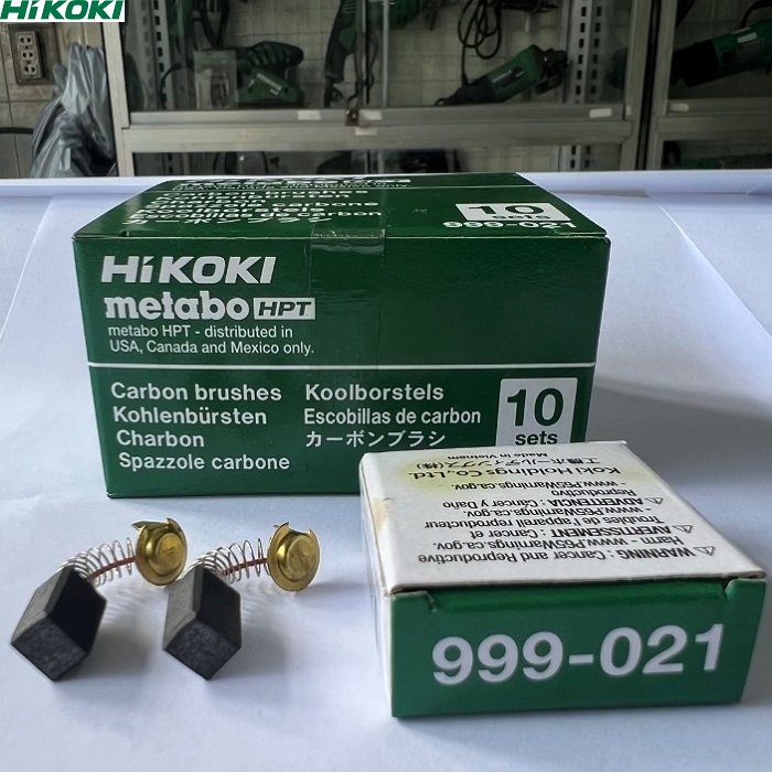 Chổi than máy mài HIKOKI  999021 999-021 cho PDA100K PDA-100K PDA100M PDA-100M P20ST