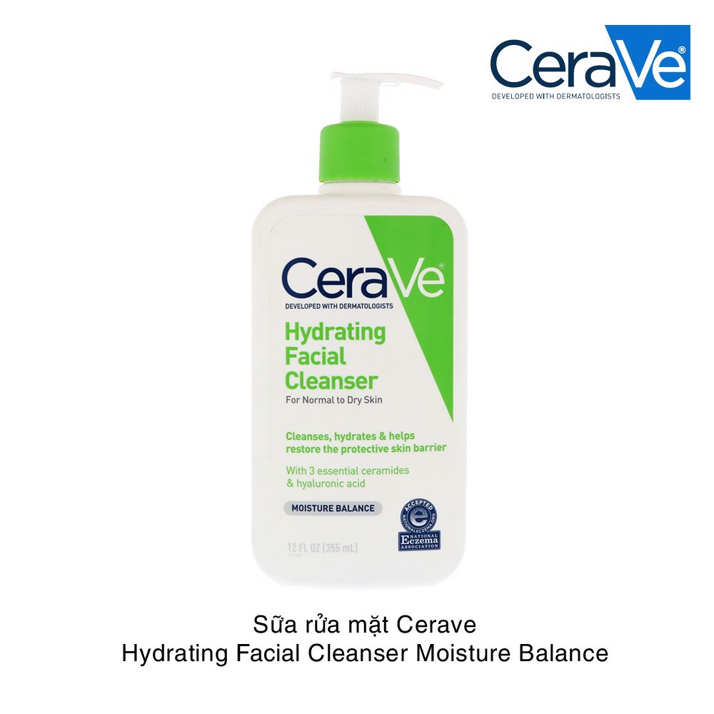 Sữa Rửa Mặt Cerave Hydrating Facial Cleanser (Da Khô) Cam Kết Sản Phẩm Đúng Mô Tả Chất Lượng Đảm Bảo