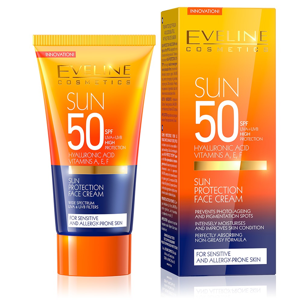 Kem Chống Nắng Eveline Spf 50 - 50Ml