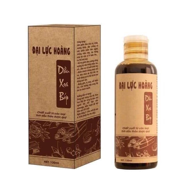 Dầu Xoa Bóp Đại Lực Hoàng 120Ml - Giải Pháp Hỗ Trợ Cơ Xương Khớp Tinh Dầu Xoa Bóp Đại Lực Hoàng 120Ml