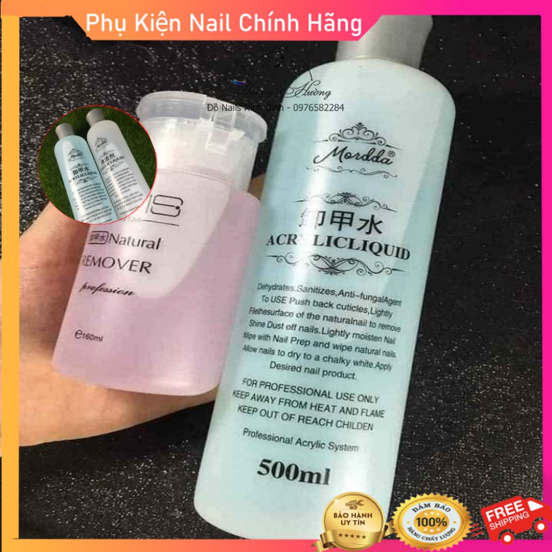 Aceton Nước Lau Gel Nước Rửa Bút Tẩy Màu Sơn Móng Tay Móng Chân