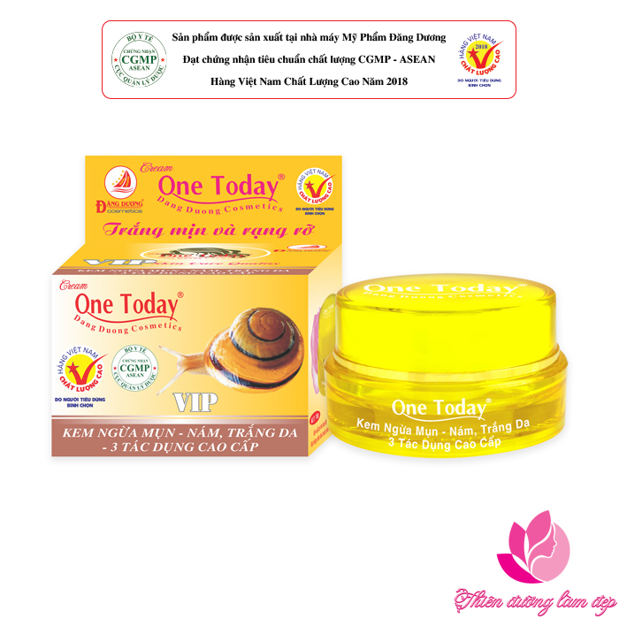 Kem ngừa Mụn Nám Trắng da 3 tác dụng Cao Cấp ONE TODAY - 15g