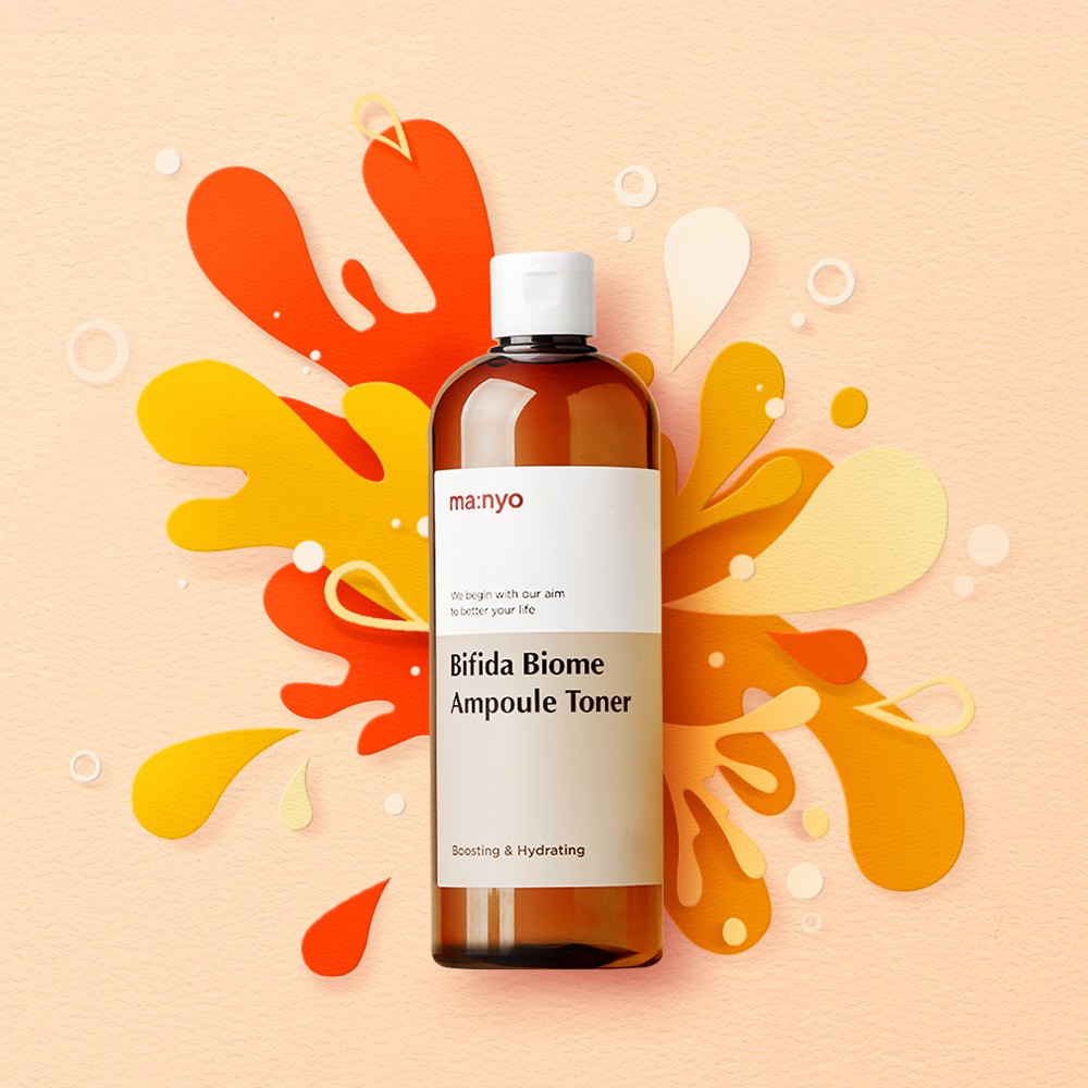 Nước Hoa Hồng Manyo Bifida Biome Ampoule Toner 400Ml Chiết Xuất Từ Các Thành Phần Tự Nhiên Và Lành Tính Đảm Bảo An Toàn Cho Người Sử Dụng