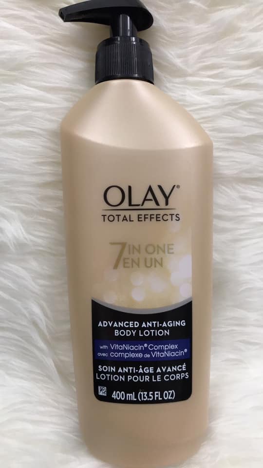 Sữa Dưỡng Da - Lotion Olay Total Effects Advanced Anti - Aging Body Lotion 13.5 Fl Oz 400Ml Của Mỹ