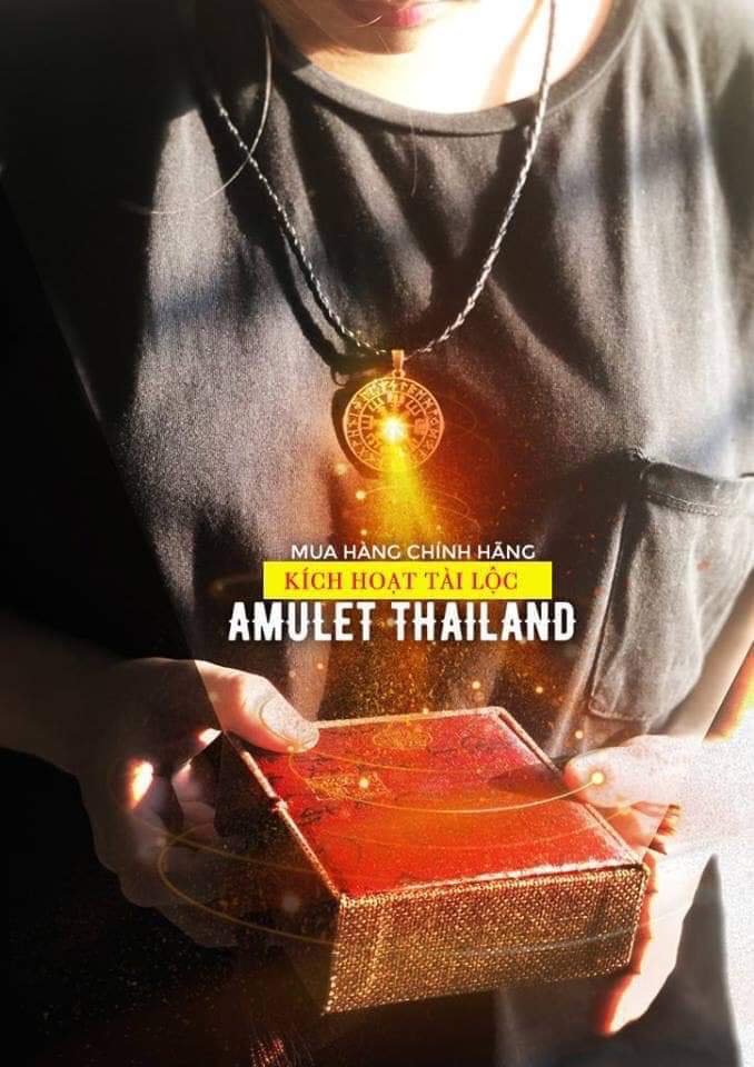 Mặt Đồng Tiền Thái Lan Amulet KATEDA - tặng dây chuyền bi 3.5 mm - đem lại bình an may mắn cho người