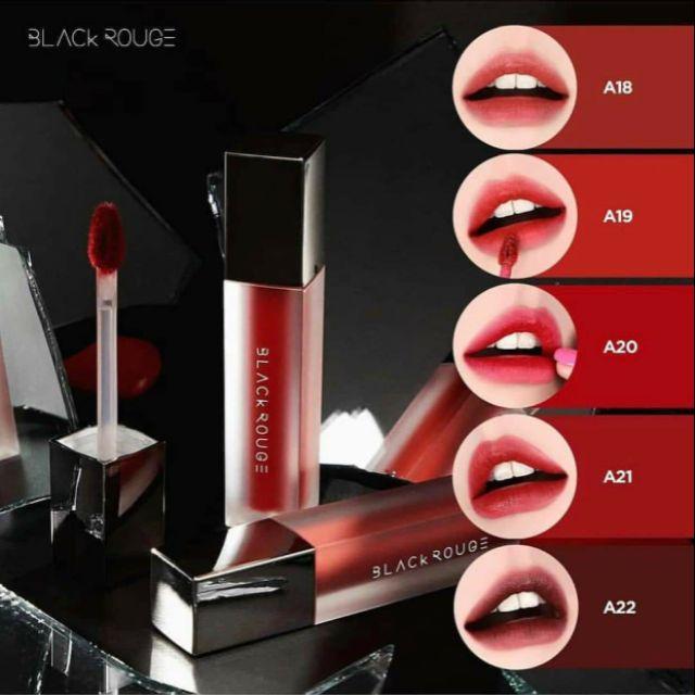 [HCM](Full màu) SON KEM LÌ SIÊU MỊN BLACK ROUGE CHÍNH HÃNG  AIR FIT VELVET TINT VERSION 2 bền màu độ bám cao không gây hiện tượng khô môi