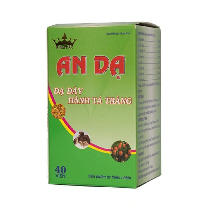 Viên Uống An Dạ- Giúp Giảm Đau Dạ Dày Hành Tá TràngĐau Rát Thượng Vị