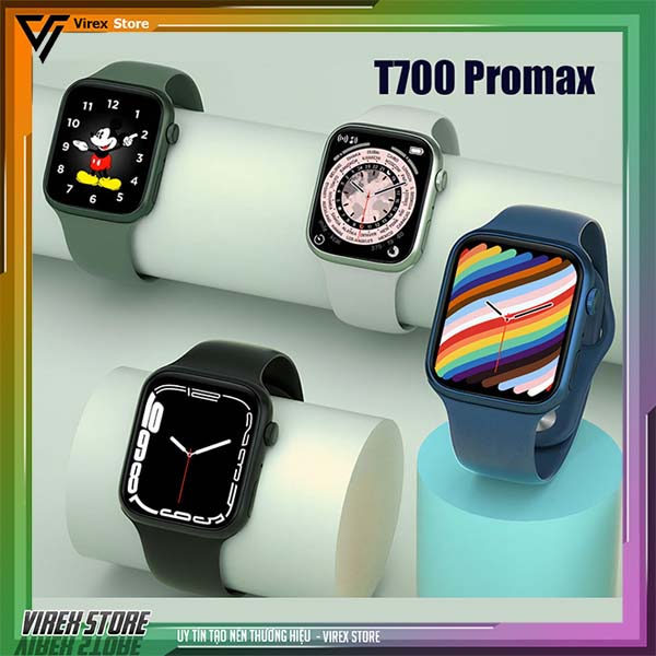 Đồng Hồ Thông Minh T700 Pro Max Có Kết Nối Bluetooth Chống Thấm Nước Hỗ Trợ Định Vị Đồng Hồ T700 Promax Pin Trâu