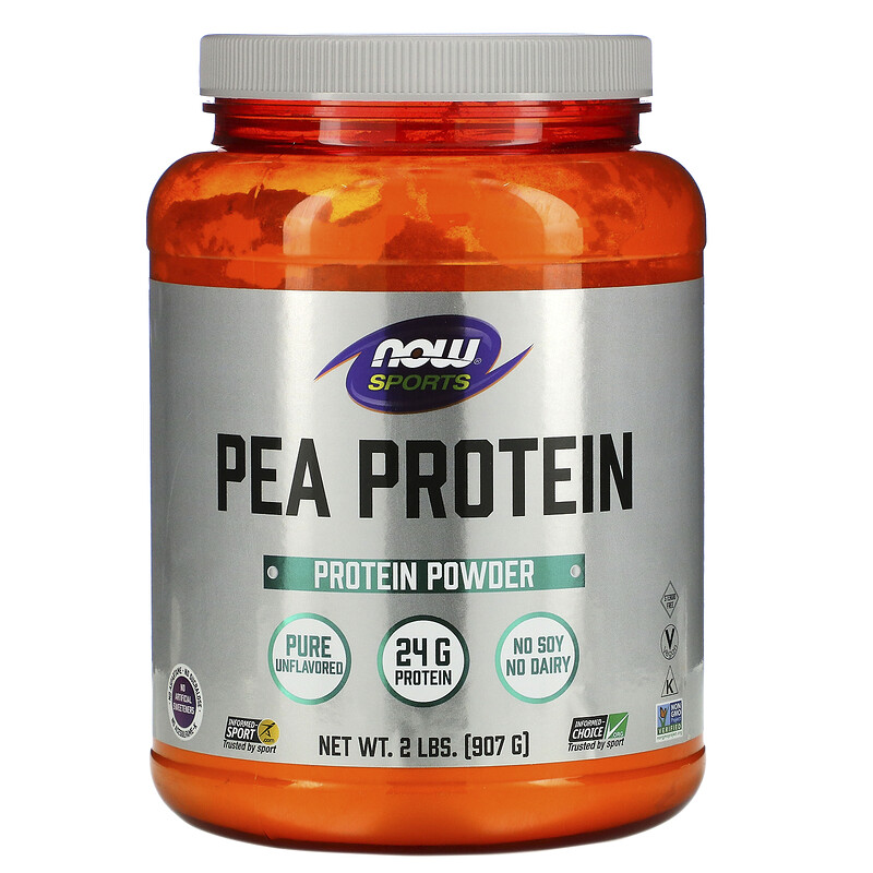 [Hcm]Protein Đậu Now Foods Sports Pea Protein Pure Unflavored 907G