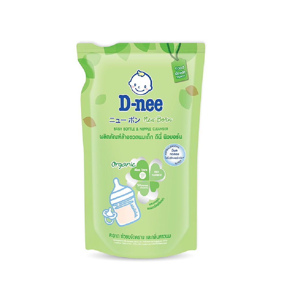 Chính Hãng -( Dạng chai và túi) Nước rửa bình/ xúc bình sữa Dnee Thái Lan 600ml/ 620ml/400ml mẫu mới