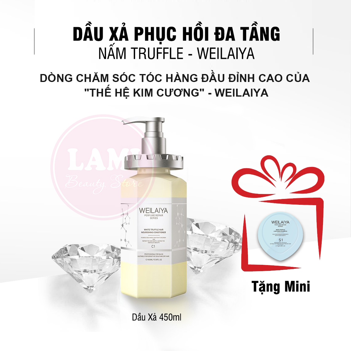 DẦU XẢ PHỤC HỒI ĐA TẦNG NẤM TRUFFLE WEILAIYA
