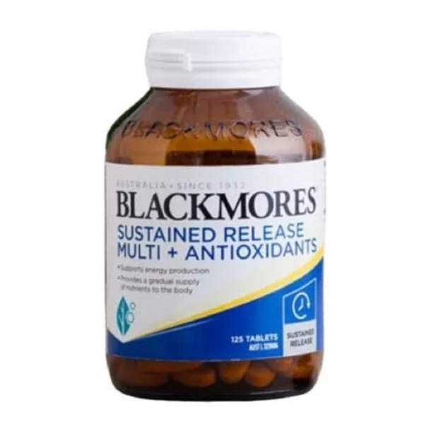 Blackmores Viên Uống Chống Oxy Hóa Và Rụng Tóc Sustained Release Multi + Antioxidants 125 Viên