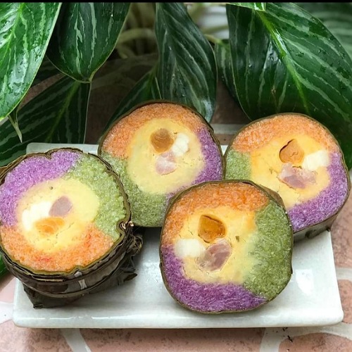 Bánh Tét Trà Cuôn Nếp Xào Cốt Dừa Nhiều Mẫu