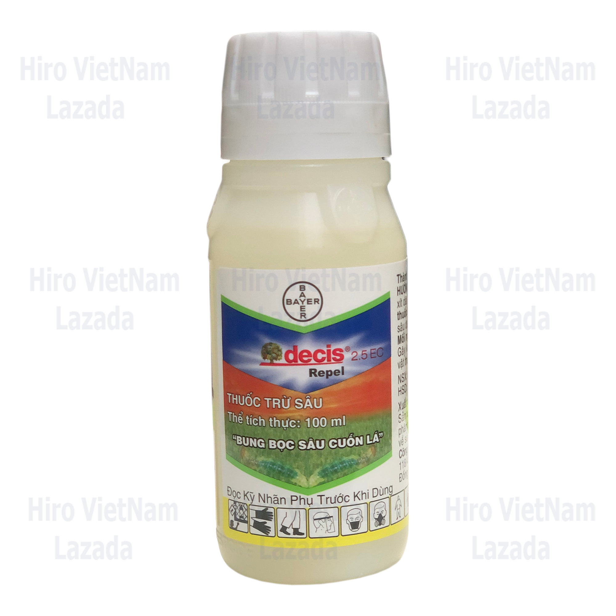 DECIS 2.5EC Th uốc Trừ SâuRầy Rệp Bọ Trĩ - Sâu Khoang Sâu Ăn Lá (Chai 100ml)