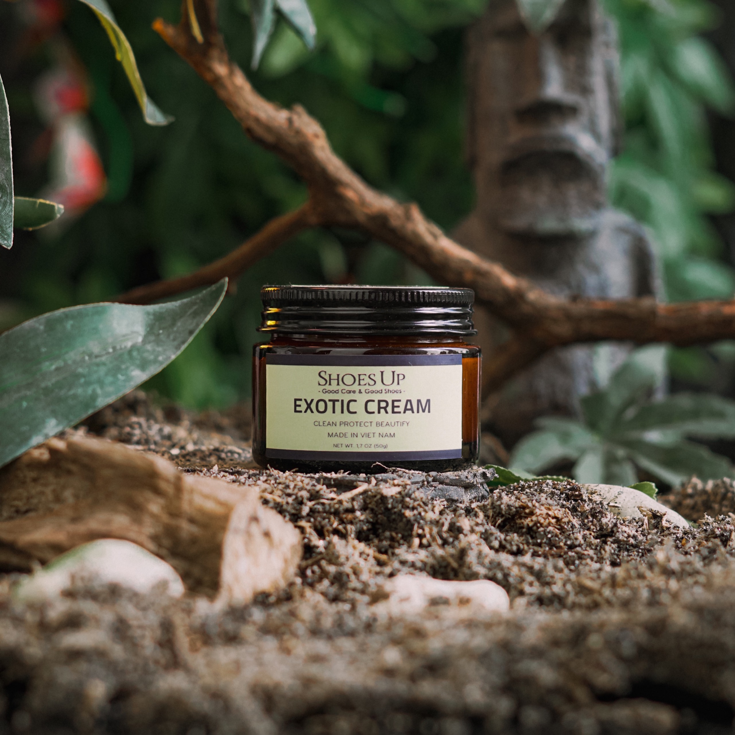 Shoes Up Exotic Cream - Kem Dưỡng Da Cá Sấu Da Kỳ Đà Da Rắn Da Đà Điểu (Kem dưỡng da Bò Sát)