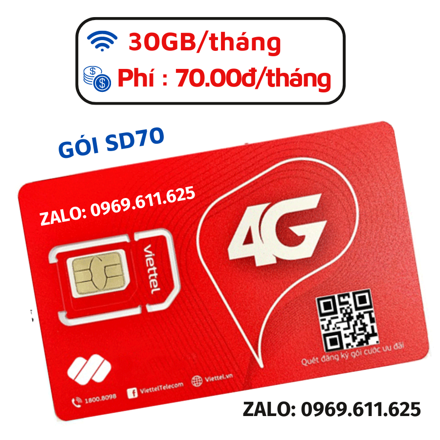 Sim viettel 4G nguyên kít nhận về đăng kí chính chủ để sử dụng - Sim Nghe Gọi Nhắn Tin Đăng kí các