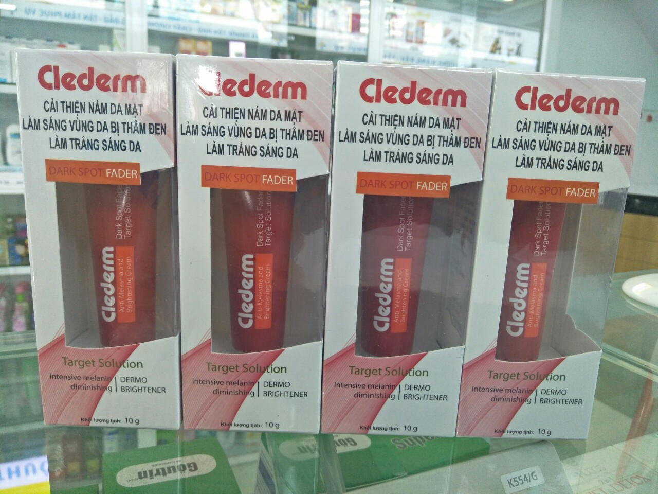 (Chính Hãng) Kem Hỗ Trợ Giảm Nám Làm Trắng Da Làm Sáng Da Bị Thâm Đen Clederm Anti Melasma (10G)